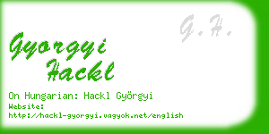 gyorgyi hackl business card