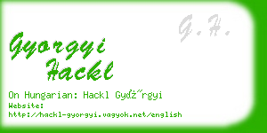 gyorgyi hackl business card